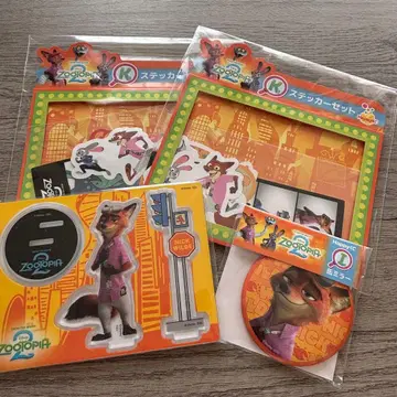 주토피아2 happy 복권 4점 세트 닉