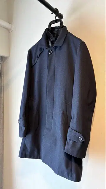 네이비 스텐카라 코트