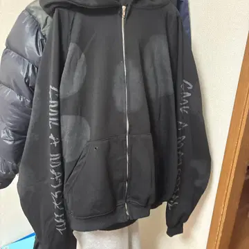 MR9 블랙 집업 후드티