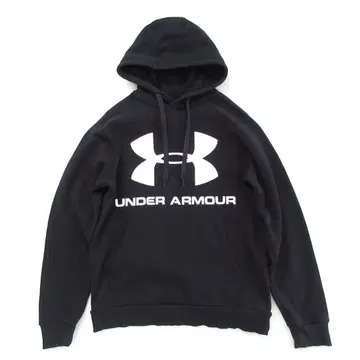 [ UNDER ARMOUR ] 속기모 풀오버 후드티 블랙 size M