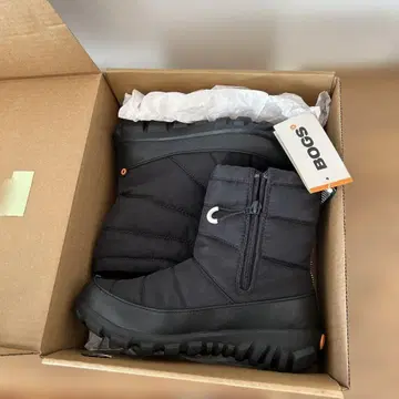 BOGS 블랙 숏부츠 23cm