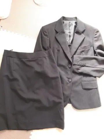 블랙 스커트 수트 상하의 세트 11호