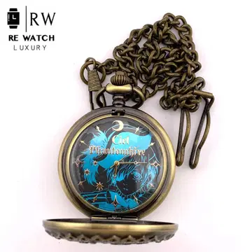 7-4290 흑집사 Book of Circus BLUE 회중시계