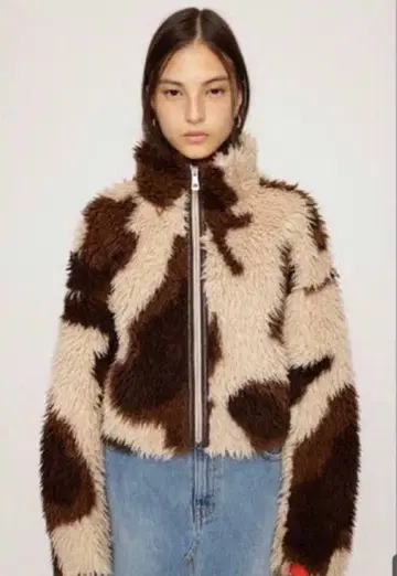 SLY 스라이 라이트 크롭 보아 블루종