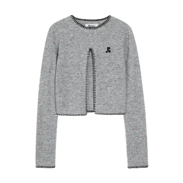 rest&recreation 컷 아웃 롱 슬리브 니트