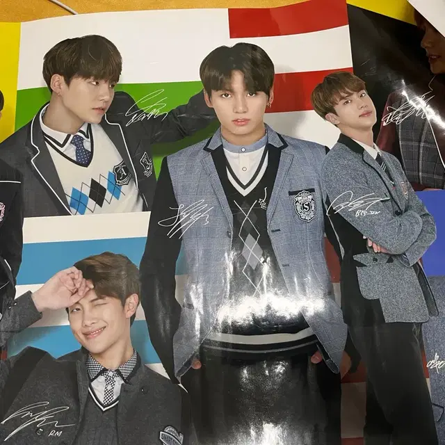 방탄소년단BTS 스마트SMART 학생복 교복 포스터