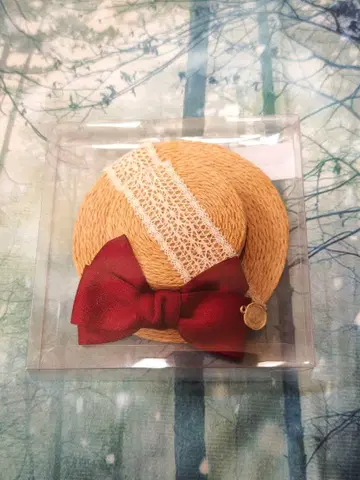 밀짚모자 Melody.c 빨간색