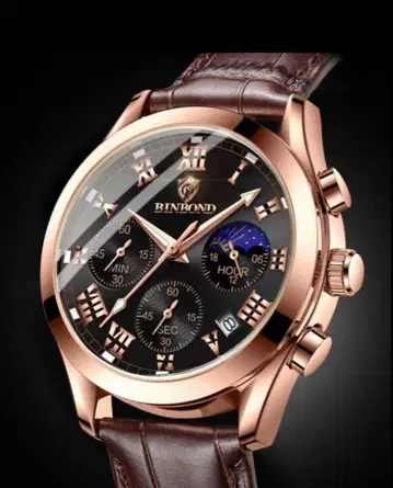 BINBOND-B0077 남성용 고급 손목시계 미사용 새상품
