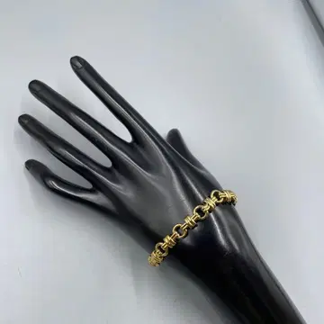 28 미사용 골드 장식 팔찌