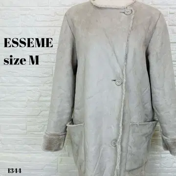 ESSEME 에셈 무스탕 [새상품급] 코트 그레이 M 1344