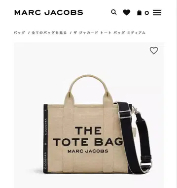 [ 새상품급 ] [ A4 사이즈 대응 ] 마크제이콥스 미디엄 백