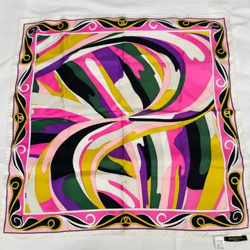 EMILIO PUCCI 실크 손수건 컬러풀 에밀리오 푸치 여성용