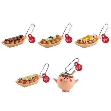 츠키지 긴타코 미니어처 참 컬렉션 전 5종 세트 캡슐 토이