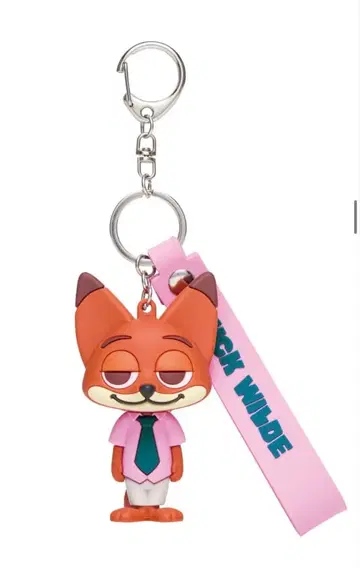 해피복권 주토피아 F상 닉 러버 마스코트 키링