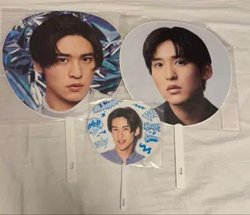 메구로 렌 부채 세트