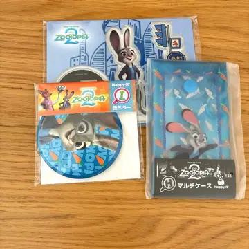 주토피아 해피 복권 멀티 케이스 캔 거울 아크릴 스탠드 주디