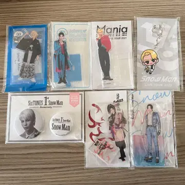 Snow Man 라울 아크릴 스탠드 7개 세트