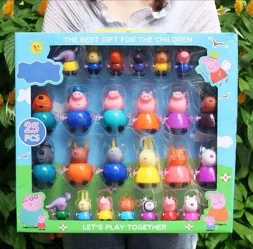 Peppa pig 페파 피그 완구 피규어 25개 박스 포함