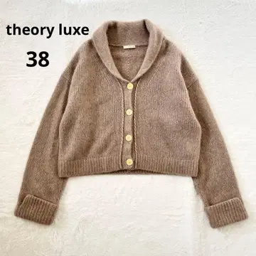 새상품급 theory luxe 띠어리 럭스 캐시미어 실크 가디건