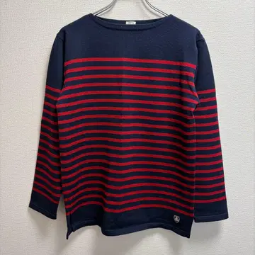 ORCIVAL 오르치발 울 100% 보더 긴팔 니트 사이즈 4