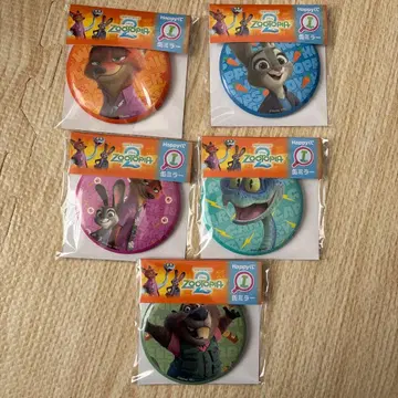 컴프 [ I상 캔 거울 전5종 세트 ] 주토피아2 Happy 복권