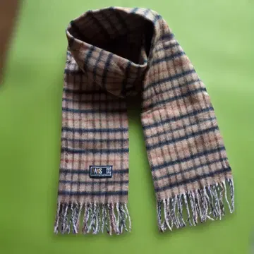 DAKS 체크 무늬 머플러