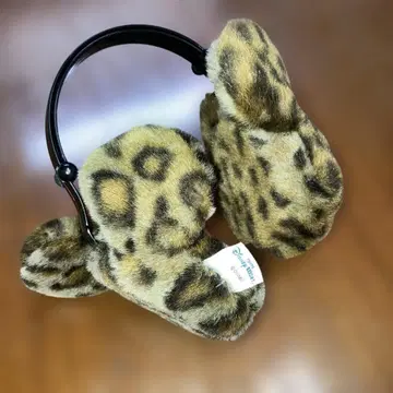 도쿄 디즈니 리조트 미키 레오파드 무늬 이어머프 귀마개 레어