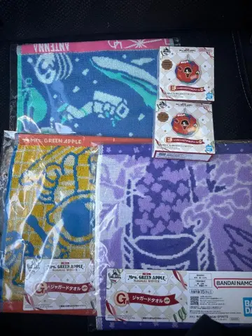 Mrs. GREEN APPLE 제일복권 타월 3장 세트 E상 2개 세트