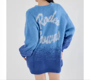 RODEOCROWNSWIDEBOWL 그라데이션 니트 원피스