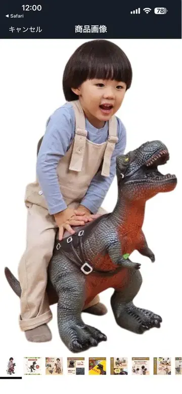 공룡 티라노사우루스 탑승 가능 피규어