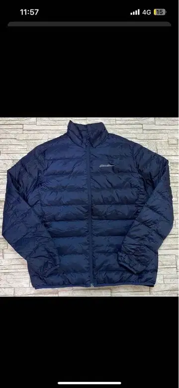 Eddie Bauer 네이비 다운 자켓