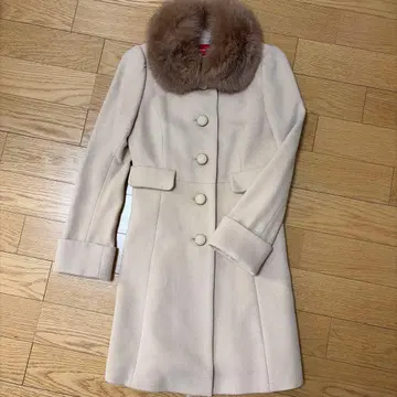 Apuweiser-riche 베이지 롱 코트 2