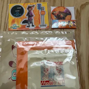 주토피아2 해피 복권 닉 세트 총 3점