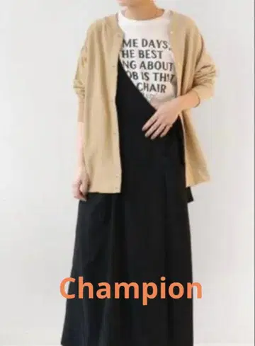 Champion 챔피온 스냅 가디건 베이지 L