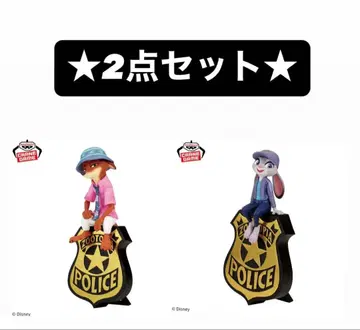 디즈니 탑 피규어 ~주토피아2 주디 & 닉~ 2점 세트