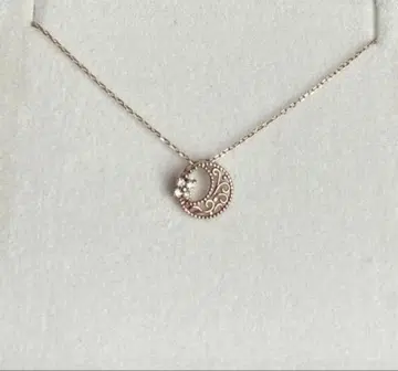 [ 미사용 새상품 ] K10 다이아 문 목걸이 박스 포함