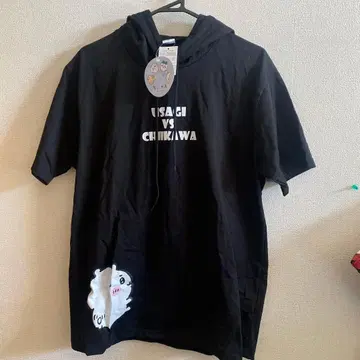 치이카와 USAGI VS CHIKAWA 블랙 T셔츠 M 사이즈