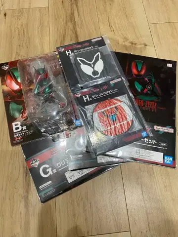 제일복권 가면라이더 젝츠&가브 B상 G상 H상 6점 세트 젝츠 가브