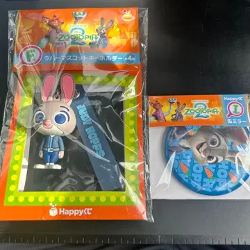 주토피아2 해피 복권 F상 러버 마스코트 키링