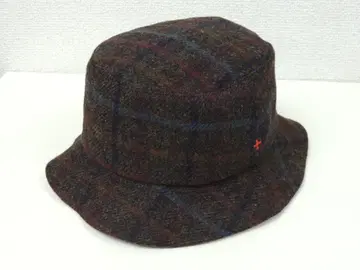 새상품급 NOAH 노아 USA제 체크 울 트위드 버킷 햇