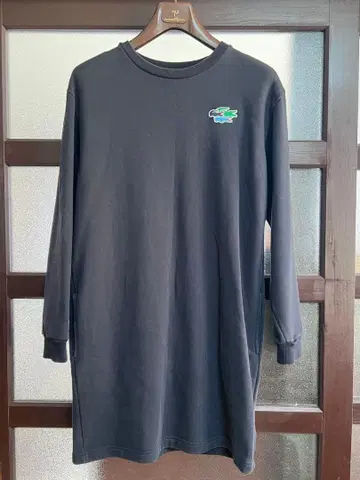 LACOSTE 네이비 긴팔 원피스 36