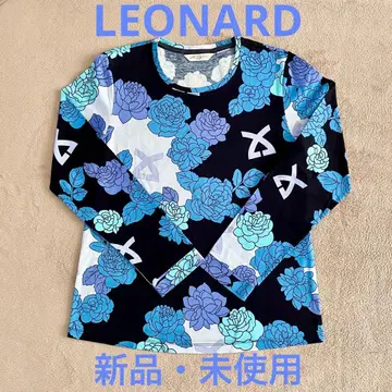 미사용 새상품 LEONARD SPORT 레오나르 티셔츠 긴팔 38