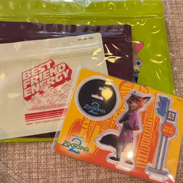 주토피아2 아크릴 스탠드 프롭스 지퍼백 세트