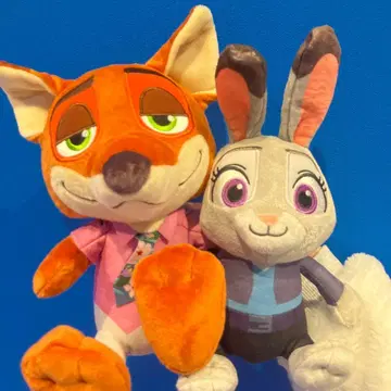 [택 포함 새상품] 주토피아2 페어 봉제 인형 닉 주디