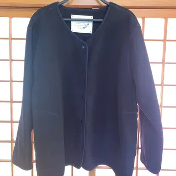 노카라 자켓 블랙