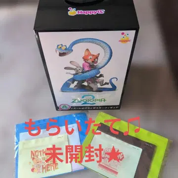 happy복권 A상+J상 2개 포스터 피규어 닉&주디&게리