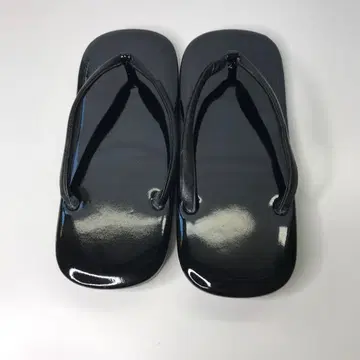 블랙 조리 합성수지제 슬리퍼 타입