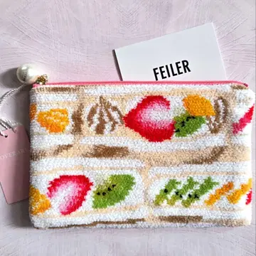 [미사용 새상품] 페이러 후르츠 샌드 플랫 파우치