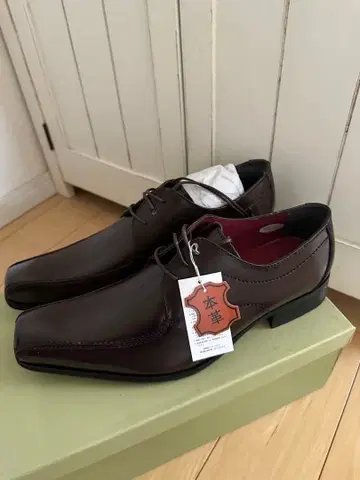 가죽 신발 피혁 신발 천연 가죽 25.5cm 새상품