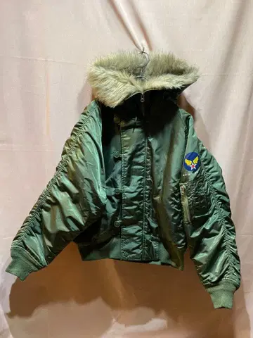 C-BOY N-2B 플라이트 자켓 퍼 남성용 L 구제 의류